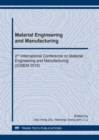 Image for Material Engineering and Manufacturing