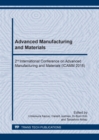 Image for Advanced Manufacturing and Materials