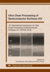 Image for Ultra Clean Processing of Semiconductor Surfaces XIV