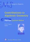 Image for Contributions to Algebraic Geometry : Impanga Lecture Notes