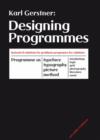Image for Designing Programmes