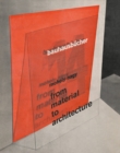 Image for Maholy-nagy: From Material to Architecture: Bauhausbucher 14