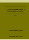 Image for Experimental Mechanics in Nano and Biotechnology
