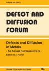 Image for Defects and Diffusion in Metals, 2007