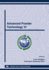 Image for Advanced Powder Technology VI