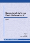 Image for Nanomaterials by Severe Plastic Deformation IV