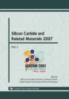 Image for Silicon Carbide and Related Materials 2007