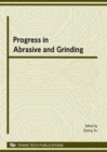 Image for Progress in Abrasive and Grinding Technology