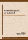 Image for Mechatronic Systems and Materials III