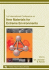 Image for 1st International Conference On New Materials for Extreme Environment