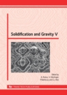 Image for Solidification and Gravity V