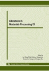 Image for Advances in Materials Processing IX
