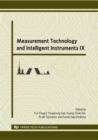 Image for Measurement Technology and Intelligent Instruments IX