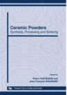 Image for Ceramic powders: synthesis, processing and sintering : 12th International Ceramics Congress, part A
