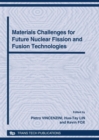 Image for Materials challenges for future nuclear fission and fusion technologies: 5th Forum on New Materials, part B
