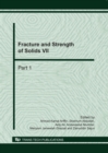 Image for Fracture and Strength of Solids VII