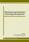 Image for Manufacturing Automation Technology Development