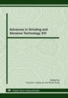 Image for Advances in Grinding and Abrasive Technology XVI