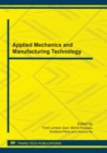 Image for Applied Mechanics and Manufacturing Technology