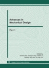 Image for Advances in Mechanical Design