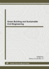 Image for Green Building and Sustainable Civil Engineering