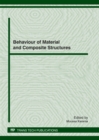Image for Behaviour of Material and Composite Structures
