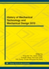Image for History of Mechanical Technology and Mechanical Design 2012