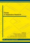Image for Trends in Automotive Research