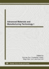 Image for Advanced Materials and Manufacturing Technology I