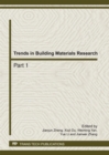 Image for Trends in Building Materials Research