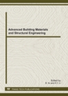 Image for Advanced Building Materials and Structural Engineering