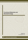 Image for Functional Materials and Nanotechnology