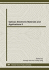 Image for Optical, Electronic Materials and Applications II