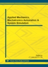 Image for Applied Mechanics, Mechatronics Automation &amp; System Simulation