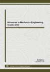 Image for Advances in Mechanics Engineering