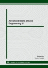 Image for Advanced Micro-Device Engineering III