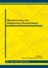 Image for Manufacturing and Engineering Developments