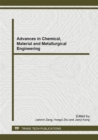 Image for Advances in Chemical, Material and Metallurgical Engineering