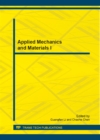 Image for Applied Mechanics and Materials I