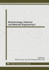 Image for Biotechnology, Chemical and Materials Engineering II
