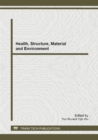 Image for Health, Structure, Material and Environment
