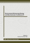 Image for Environment-Enhancing Energy and Biochemicals Conference II