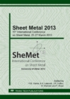 Image for Sheet Metal 2013