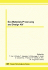 Image for Eco-Materials Processing and Design XIV