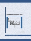 Image for Light Metals Technology 2013