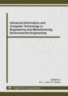 Image for Advanced Information and Computer Technology in Engineering and Manufacturing, Environmental Engineering