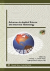 Image for Advances in Applied Science and Industrial Technology