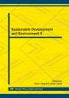 Image for Sustainable Development and Environment II