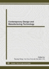 Image for Contemporary Design and Manufacturing Technology