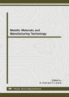 Image for Metallic Materials and Manufacturing Technology